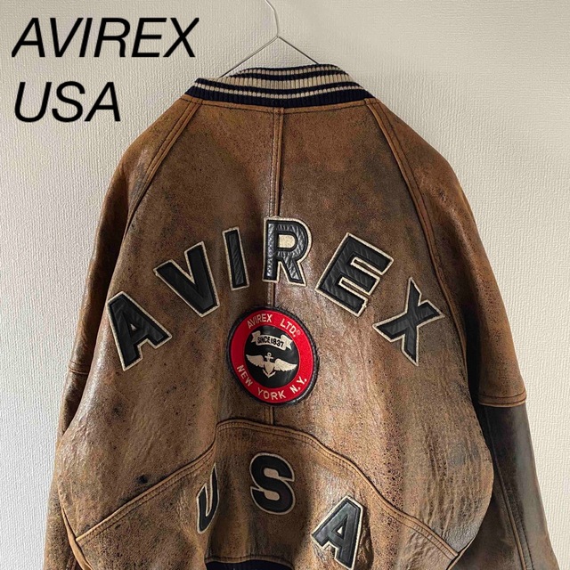 数量は多い AVIREX - 名作AVIREXアヴィレックススタジャンフライト