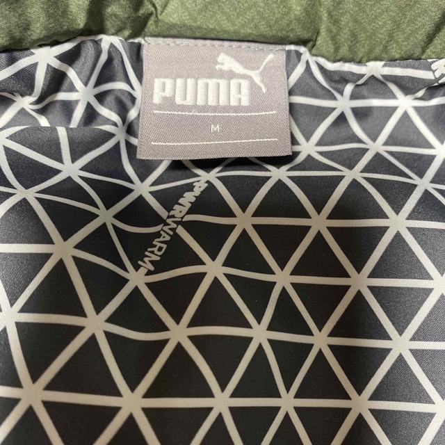 PUMA(プーマ)のPUMAプーマベスト防寒ウィンドウブレーカー緑グリーンかっこいい動きやすいゴルフ スポーツ/アウトドアのゴルフ(ウエア)の商品写真