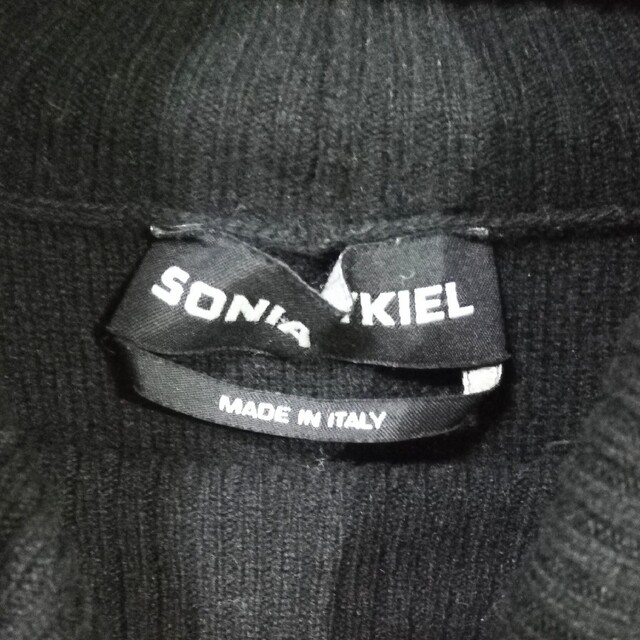 SONIA RYKIEL(ソニアリキエル)のソニアリキエル SONIA RYKIEL タートルネックセーター ボーダー 42 レディースのトップス(ニット/セーター)の商品写真