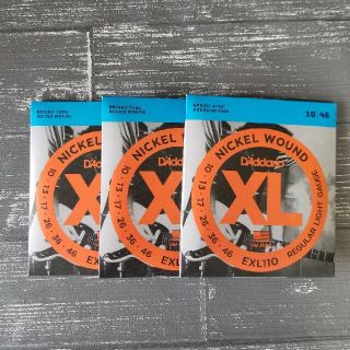 新品　D'Addario ダダリオ エレキギター弦 EXL110(弦)