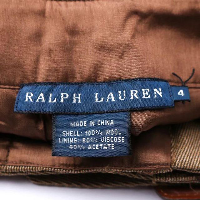 Ralph Lauren(ラルフローレン)のRALPH LAUREN ラルフローレン タイトスカート ひざ丈 ウール100% レディースのスカート(ひざ丈スカート)の商品写真