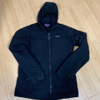 パタゴニア(patagonia)のパタゴニア　ナノエアフーディ  ブラック　M(ダウンジャケット)