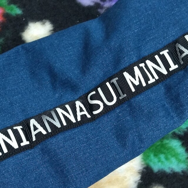 ANNA SUI mini(アナスイミニ)のANNA SUI mini/アナスイミニ/サイドロゴ 裏起毛 パンツ 130cm キッズ/ベビー/マタニティのキッズ服女の子用(90cm~)(パンツ/スパッツ)の商品写真