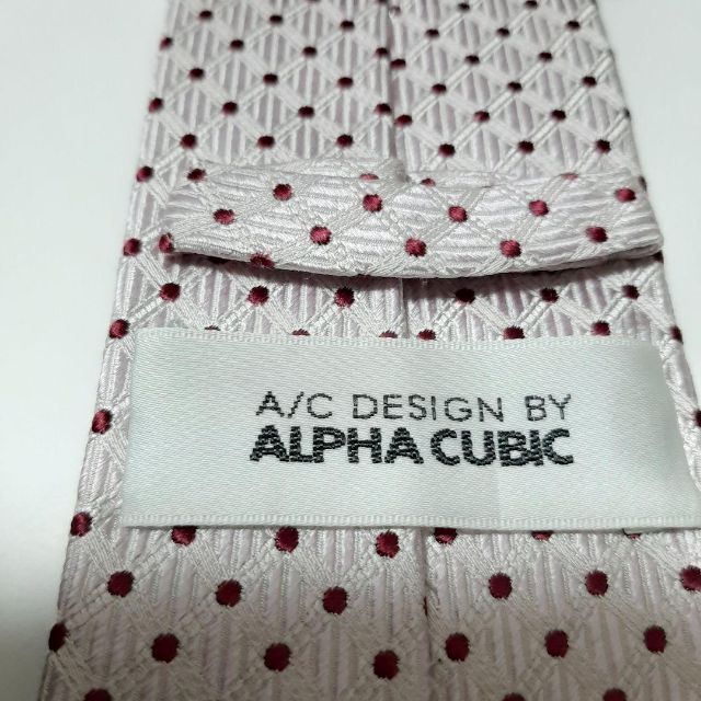 ALPHA CUBIC(アルファキュービック)の美品　ALPHA CUBIC アルファ　キュービック　ネクタイ メンズのファッション小物(ネクタイ)の商品写真
