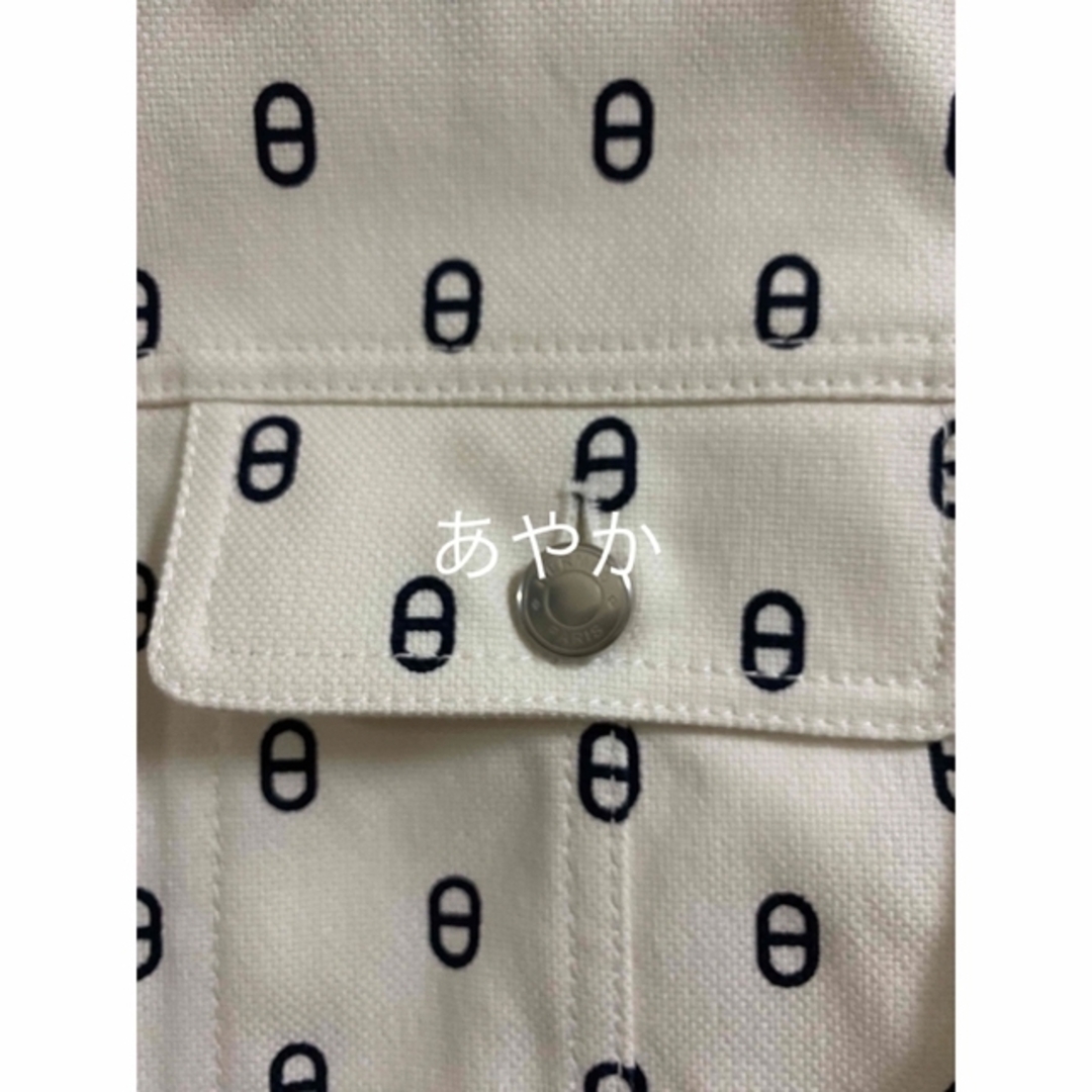 HERMES - エルメスデニムジャケット シェーヌダンクル柄 23SS HERMES - エルメスデニムジャケット シェーヌダンクル柄 23SS