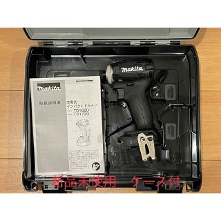 マキタ(Makita)の【未使用】マキタmakitaインパクトドライバ （黒）TD172D 本体＋ケース(工具)