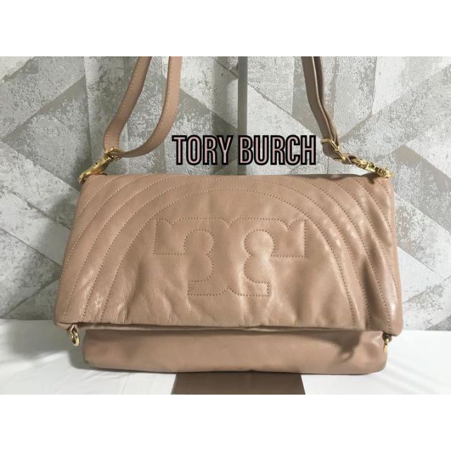 TORY BURCH トリーバーチ クロスボディ ショルダーバッグ ベージュ