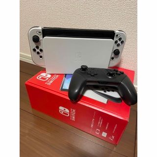 ニンテンドウ(任天堂)の有機ELニンテンドースイッチ ジョイコンプロ付き(家庭用ゲーム機本体)