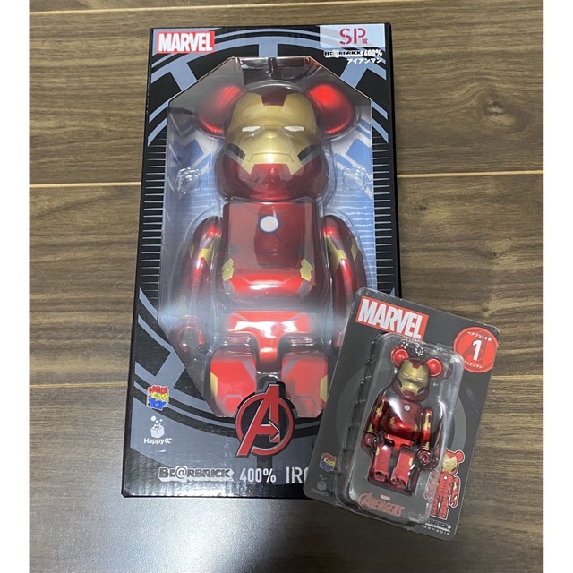 BE@RBRICK 400% IRONMAN SP賞 ベアブリック アイアンマン購入させて