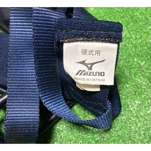 MIZUNO(ミズノ)の一般硬式用 キャッチャー 防具 プロテクター マスク レガース ネイビー ミズノ スポーツ/アウトドアの野球(防具)の商品写真