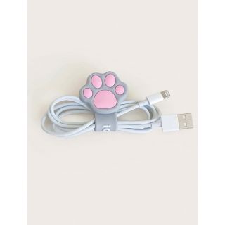 🐾肉球 ケーブル バンド 結束 🐾 3個セット(日用品/生活雑貨)