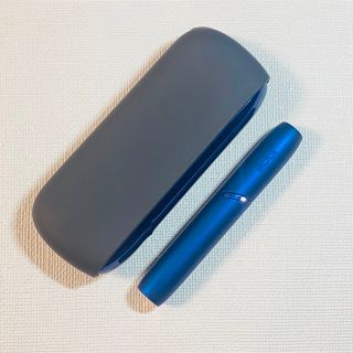 アイコス(IQOS)のNo.2568 アイコス3 グレーxブルー(タバコグッズ)