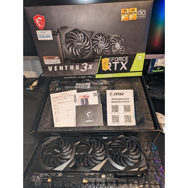 MSI GeForce RTX3070Ti VENTUS 3X 8G OC