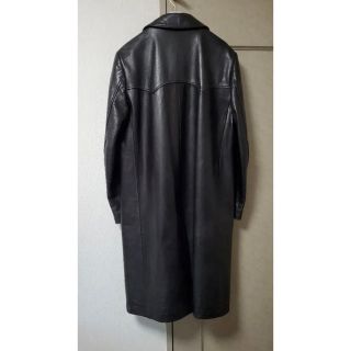 ジョンローレンスサリバン 18AW レザー コート 黒 ブラック 本革