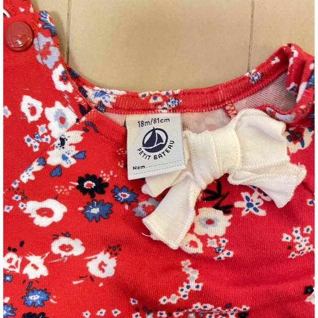 PETIT BATEAU(プチバトー)のトップス　プチバトー　80  キッズ/ベビー/マタニティのベビー服(~85cm)(シャツ/カットソー)の商品写真