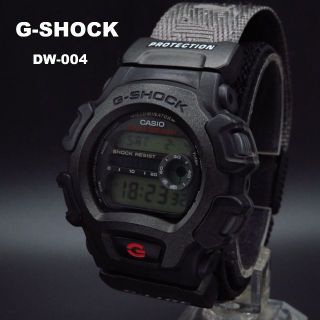 カシオ(CASIO)のG-SHOCK G-LIDE DW-004 PROTECTION ブラック(腕時計(デジタル))