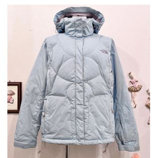 ザノースフェイス(THE NORTH FACE)のThe North Face Pale Blue Hooded Down(ダウンジャケット)