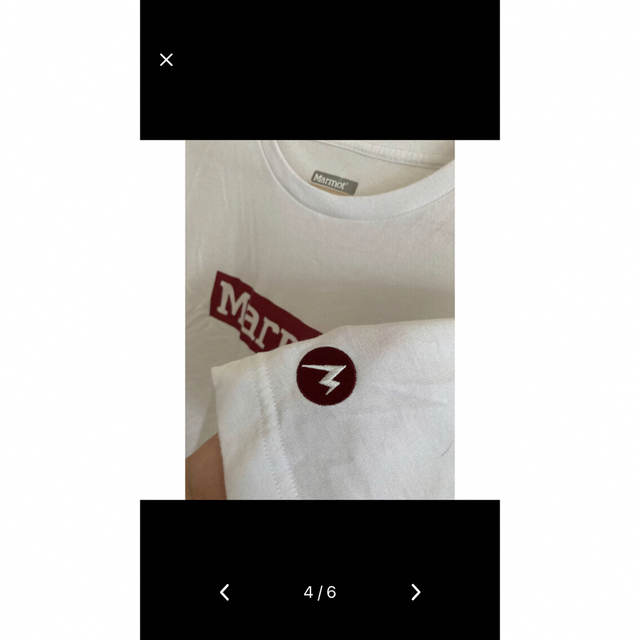 MARMOT(マーモット)のマーモットmarmot  Tシャツ　Ｌ　中古 メンズのトップス(Tシャツ/カットソー(半袖/袖なし))の商品写真