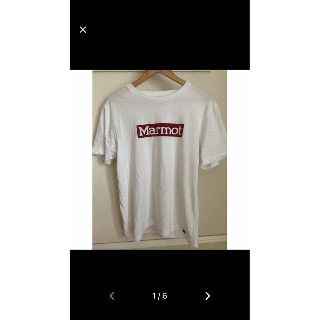 MARMOT(マーモット)のマーモットmarmot  Tシャツ　Ｌ　中古 メンズのトップス(Tシャツ/カットソー(半袖/袖なし))の商品写真