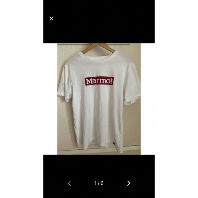 MARMOT(マーモット)のマーモットmarmot  Tシャツ　Ｌ　中古 メンズのトップス(Tシャツ/カットソー(半袖/袖なし))の商品写真