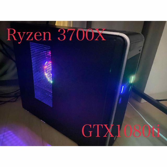 【Ryzen7 3700X】ゲーミングPC デスクトップ【GTX1080ti】