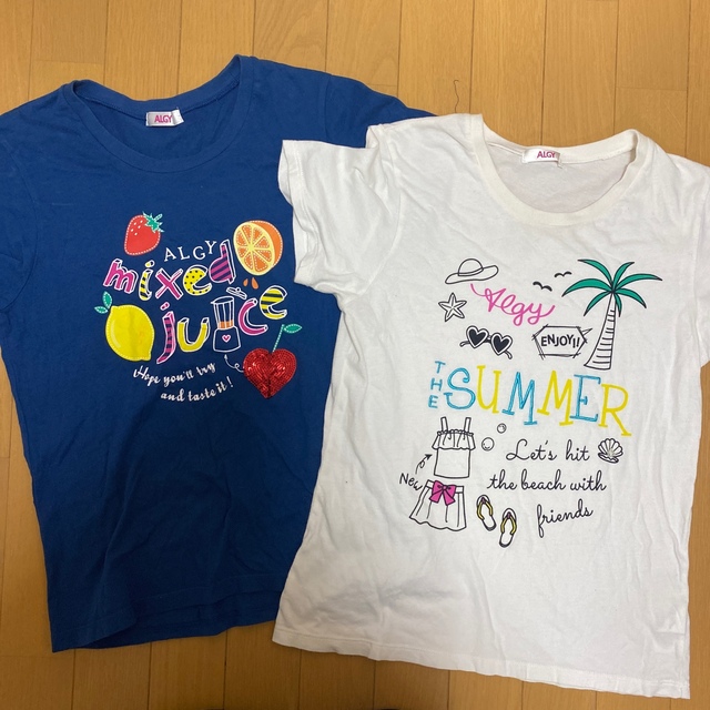 ALGY(アルジー)のALGY 夏物　13点セット　アルジー  まとめ売り キッズ/ベビー/マタニティのキッズ服女の子用(90cm~)(Tシャツ/カットソー)の商品写真