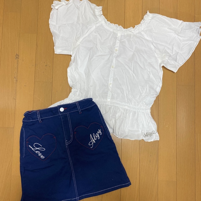 ALGY(アルジー)のALGY 夏物　13点セット　アルジー  まとめ売り キッズ/ベビー/マタニティのキッズ服女の子用(90cm~)(Tシャツ/カットソー)の商品写真