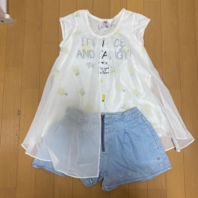 ALGY(アルジー)のALGY 夏物　13点セット　アルジー  まとめ売り キッズ/ベビー/マタニティのキッズ服女の子用(90cm~)(Tシャツ/カットソー)の商品写真