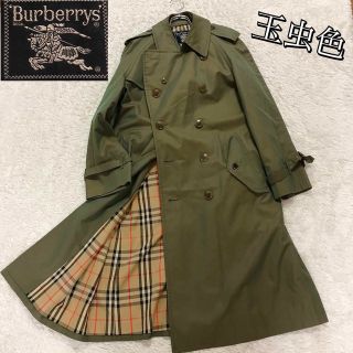 バーバリー(BURBERRY)の【大人気】Burberry's ステンカラーコート　玉虫色　ノバチェック(ステンカラーコート)