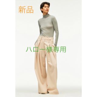 ザラ(ZARA)の新品2万円！ZARA LIMITED EDITION＊ウールワイドパンツ M(カジュアルパンツ)