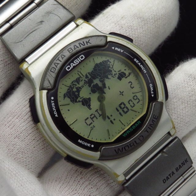 CASIO(カシオ)のCASIO DATA BANK ツインセプト ABX-63 ワールドタイム メンズの時計(腕時計(アナログ))の商品写真