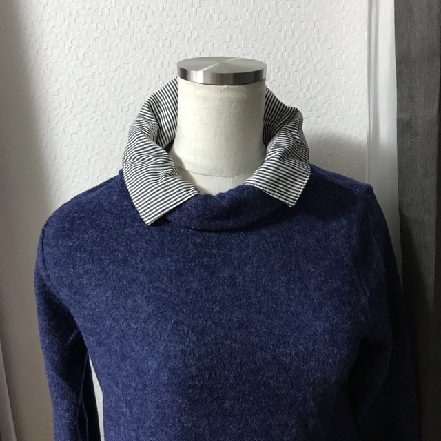 着脱襟セーター レディースのトップス(ニット/セーター)の商品写真