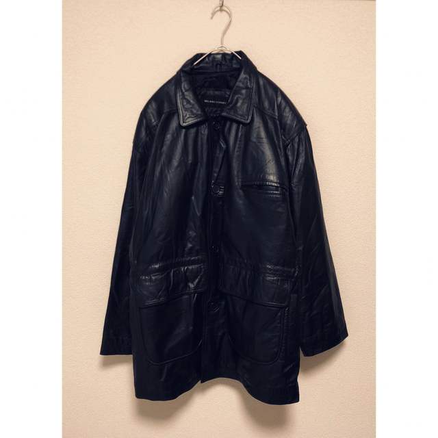 Vintage Cow Leather Coat