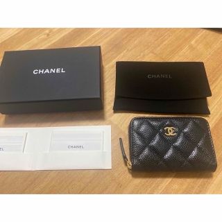 シャネル(CHANEL)の【国内ブティック購入】新品未使用　今期　シャネル　コインパース　カードケース　黒(財布)