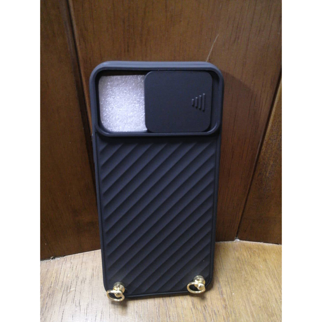 iPhone(アイフォーン)のiPhone12Pro ショルダーケース 斜め掛け アイフォン用カバー ブラック スマホ/家電/カメラのスマホアクセサリー(iPhoneケース)の商品写真