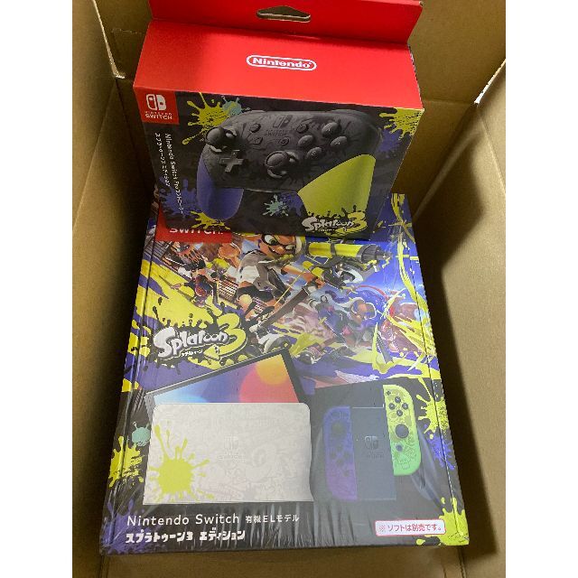 新品Nintendo Switch 有機ELモデル スプラトゥーン3エディションエンタメ/ホビー