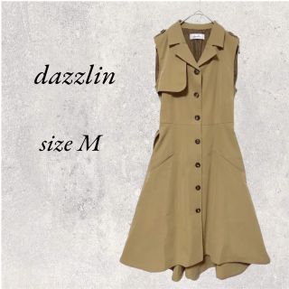 ダズリン(dazzlin)のdazzlin  カーキ　トレンチワンピース　size M(ロングワンピース/マキシワンピース)