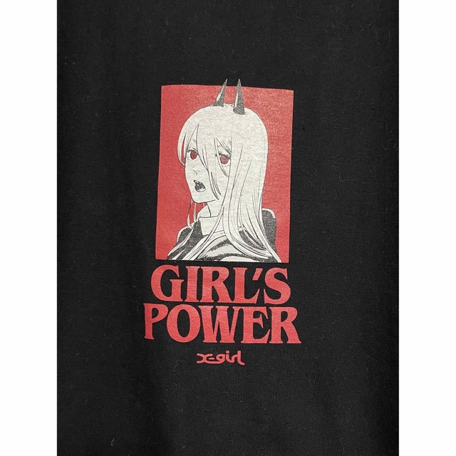 チェーンソーマン　パワー　X-girl  Tシャツ