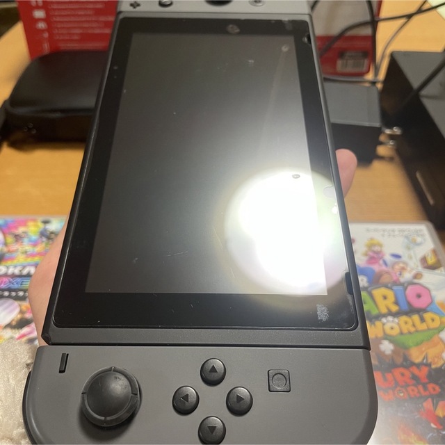 Nintendo Switch Joy-Con(L)/(R) グレー エンタメ/ホビーのゲームソフト/ゲーム機本体(家庭用ゲーム機本体)の商品写真