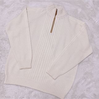 シンプルライフ(SIMPLE LIFE)の新品　SIMPLE LIFE ハーフジップアップ　ニット　セーター (ニット/セーター)