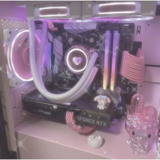 エイスース(ASUS)のゲーミングPC ピンク(デスクトップ型PC)