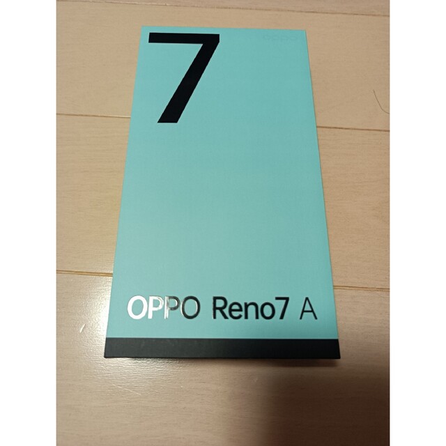 【新品】オッポ OPPO Reno7 A スターリーブラック(開封済) スマホ/家電/カメラのスマートフォン/携帯電話(スマートフォン本体)の商品写真