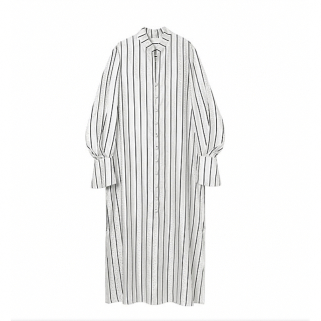 mame - 新品mame Floral Stripe Silk Jacquard Dress