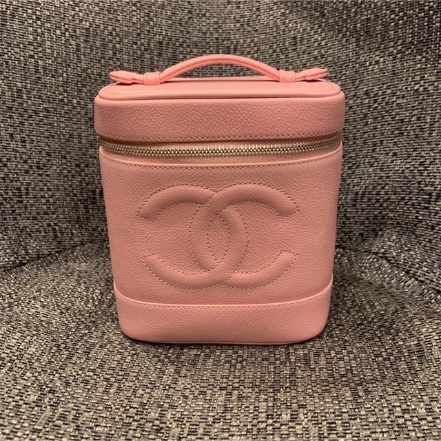 CHANEL　シャネル　ピンクバニティ　レア　キャビアスキン　ヴィンテージ