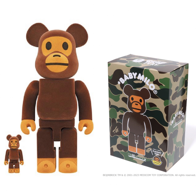 Be@rbrick BABY MILO Flocky Ver.100％ 400%