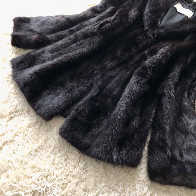 最高級✨ SAGA MINK 黒タグ 毛皮コート ブラック 人気カラー
