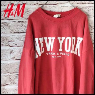 H&M - H＆M トレーナー メンズ レディース ゆるだぼ アメカジの通販 by