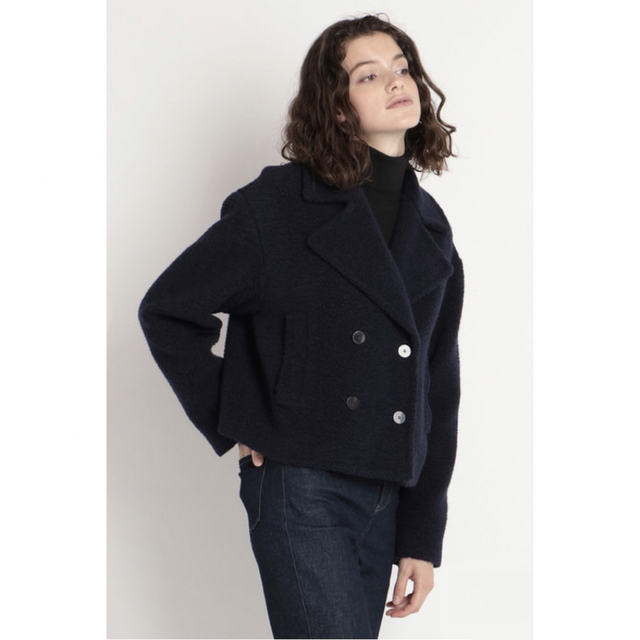 Theory - Theory 22aw ショート丈Pコートの通販 by yu♡'s shop Theory - Theory 22aw ショート丈Pコートの通販 by yu♡'s shop