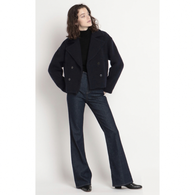 Theory - Theory 22aw ショート丈Pコートの通販 by yu♡'s shop Theory - Theory 22aw ショート丈Pコートの通販 by yu♡'s shop