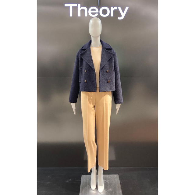Theory - Theory 22aw ショート丈Pコートの通販 by yu♡'s shop Theory - Theory 22aw ショート丈Pコートの通販 by yu♡'s shop